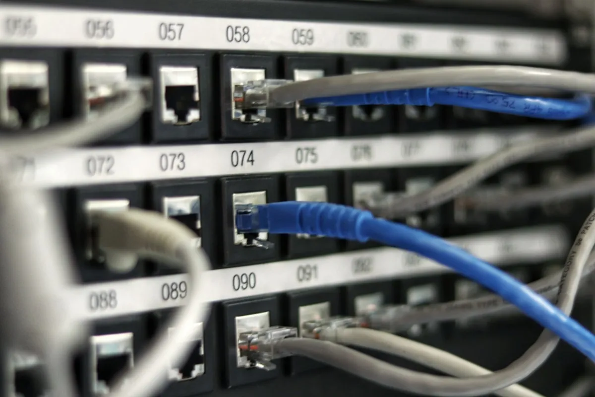 Network cabling in a datacenter carrying regional traffic