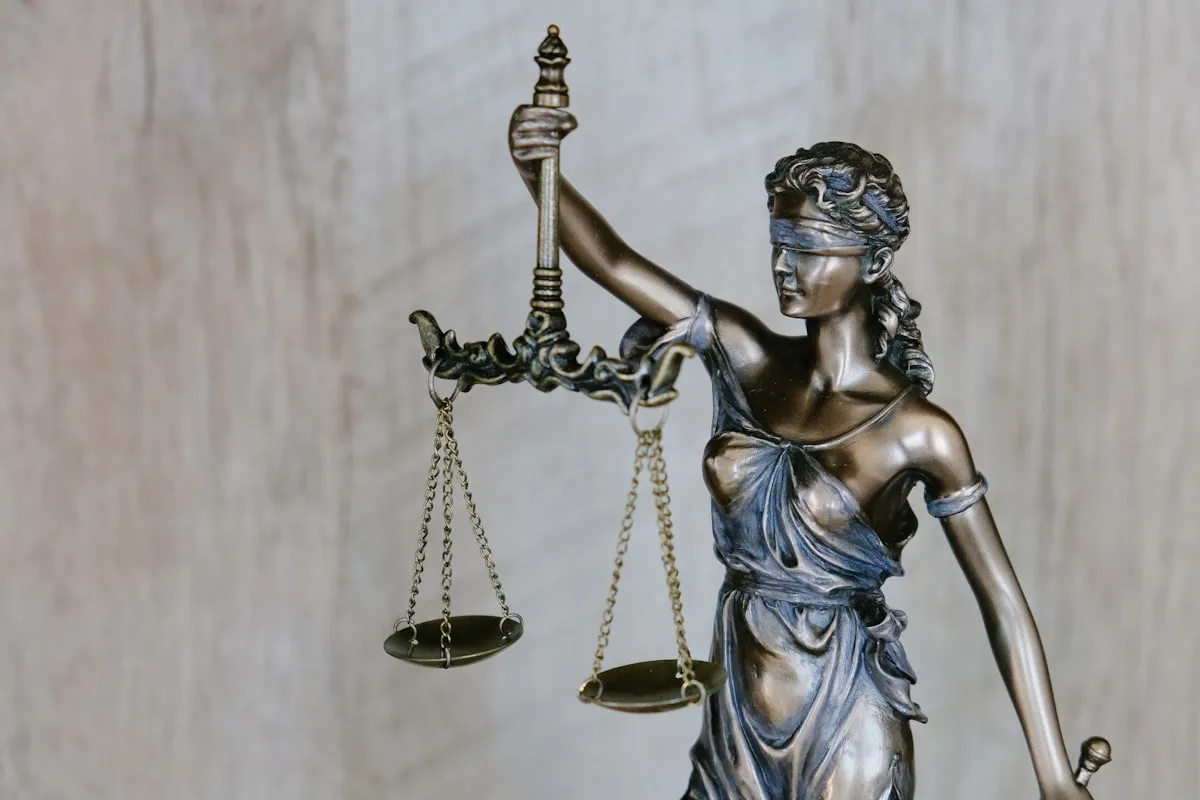 A statue of Lady Justice, representing East Africa data protection law and compliance