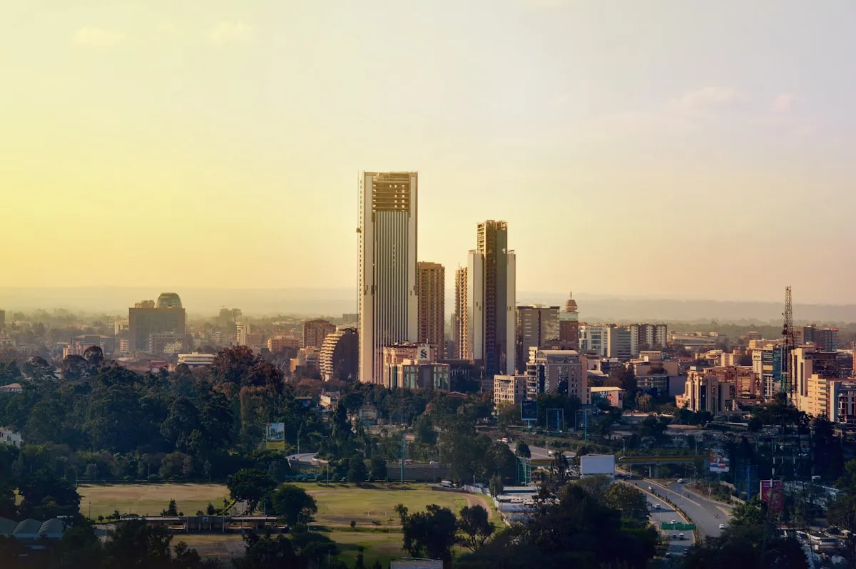 The Nairobi skyline, home base for the servers CloudSpinx sources and manages