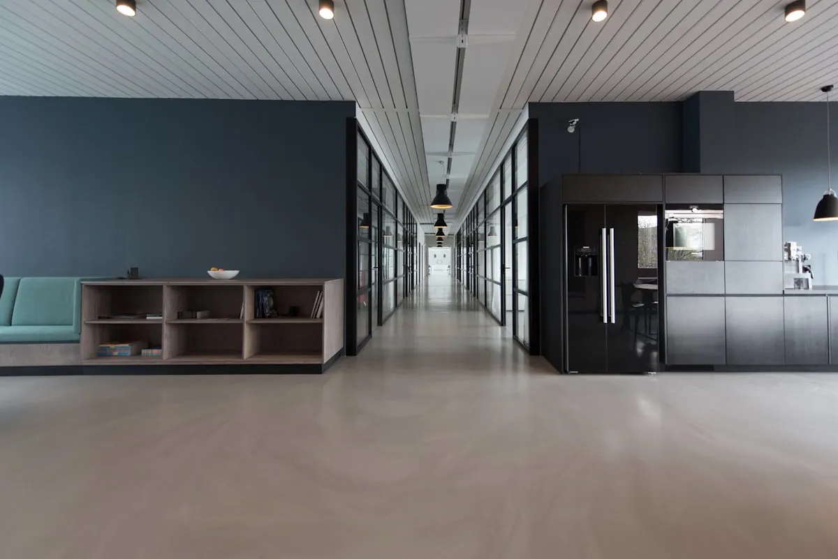 Modern open-plan office with IT infrastructure supporting a growing Kenyan business