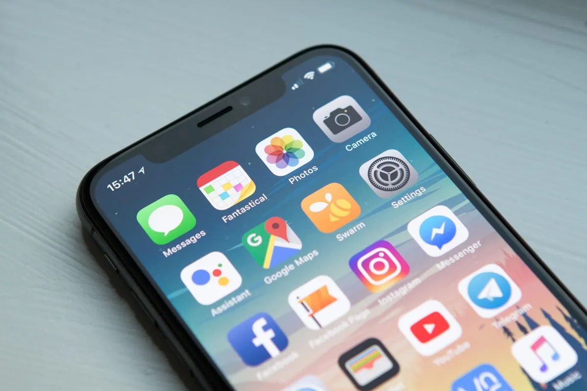 Person browsing a website on a smartphone with fast loading speed