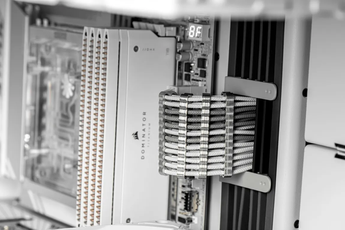 A server rack in a datacenter, where both Windows and Linux workloads run